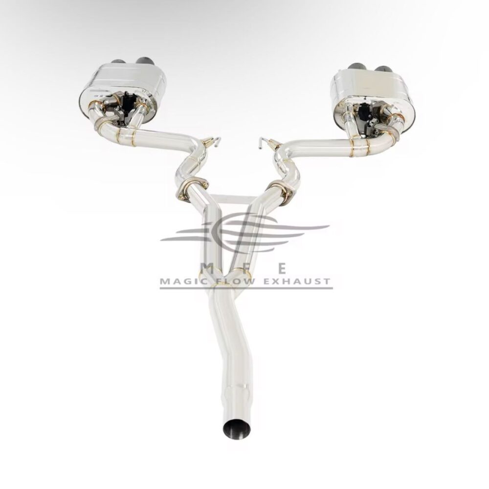 ★MFE★ マスタング エコブースト GT500ルック 可変バルブ マフラー 中間 パイプ ディフューザー リアピース 可変マフラー 2.3 ②