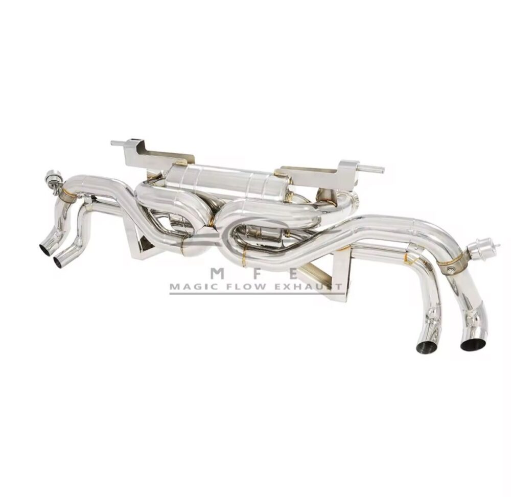 ★MFE★ ウラカン LP580 LP610 可変バルブ マフラー エキゾースト 中間 パイプ ディフューザー リアピース 可変マフラー ランボルギーニ