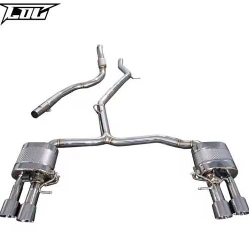 ★C.O.C★ A6 C8 可変バルブ スーパースポーツ マフラー 40 45 55 TFSI Sライン S6 ルック RS6 リモコン F2 4A