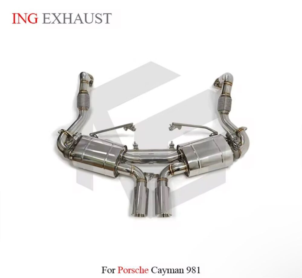 ★ING★ 981 ケイマン ボクスター 可変バルブ マフラー エキゾースト ポルシェ PORSCHE S 2.7 3.4 後期