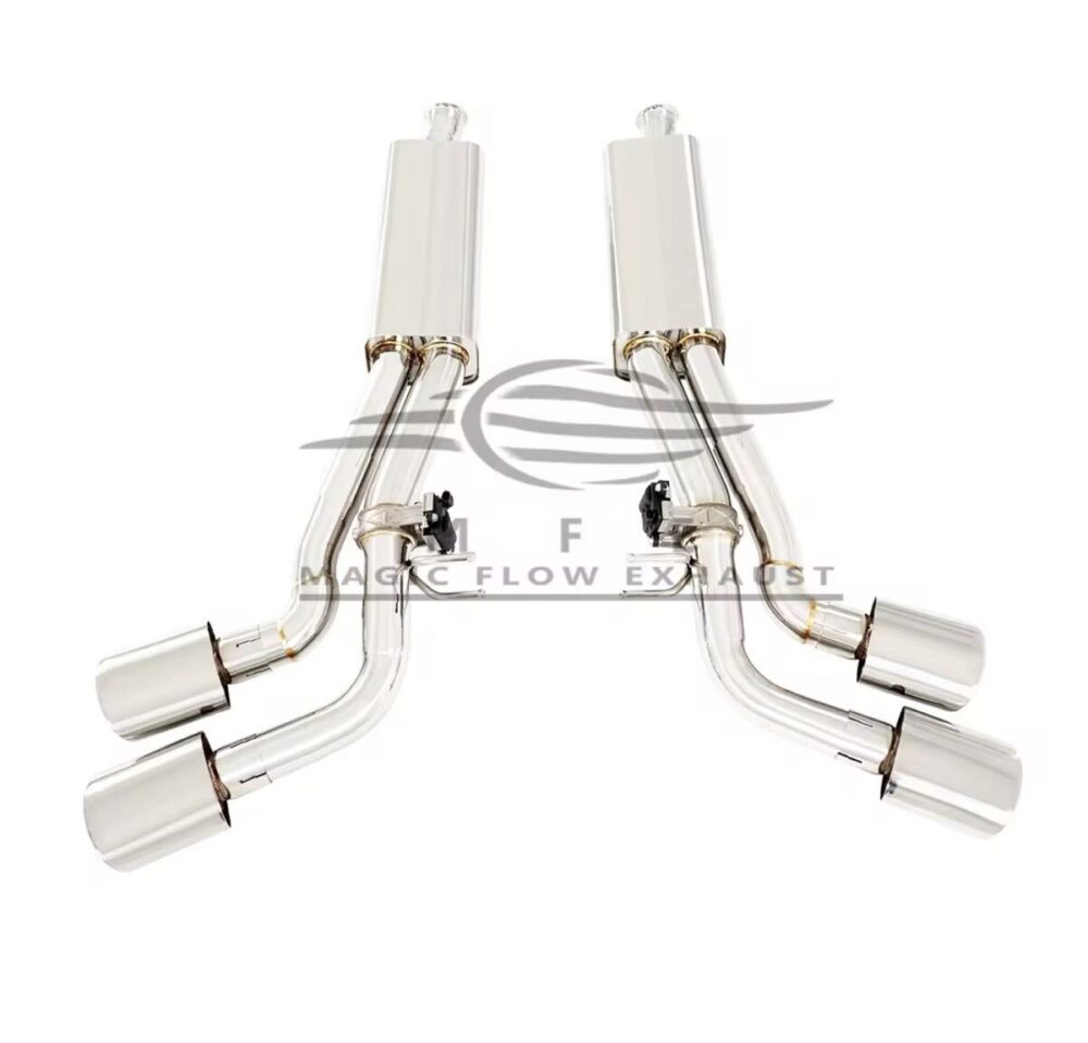 ★MFE★ W463A W464 G550 可変バルブ マフラー エキゾースト 中間 パイプ ディフューザー リアピース ダウンパイプ 可変マフラー