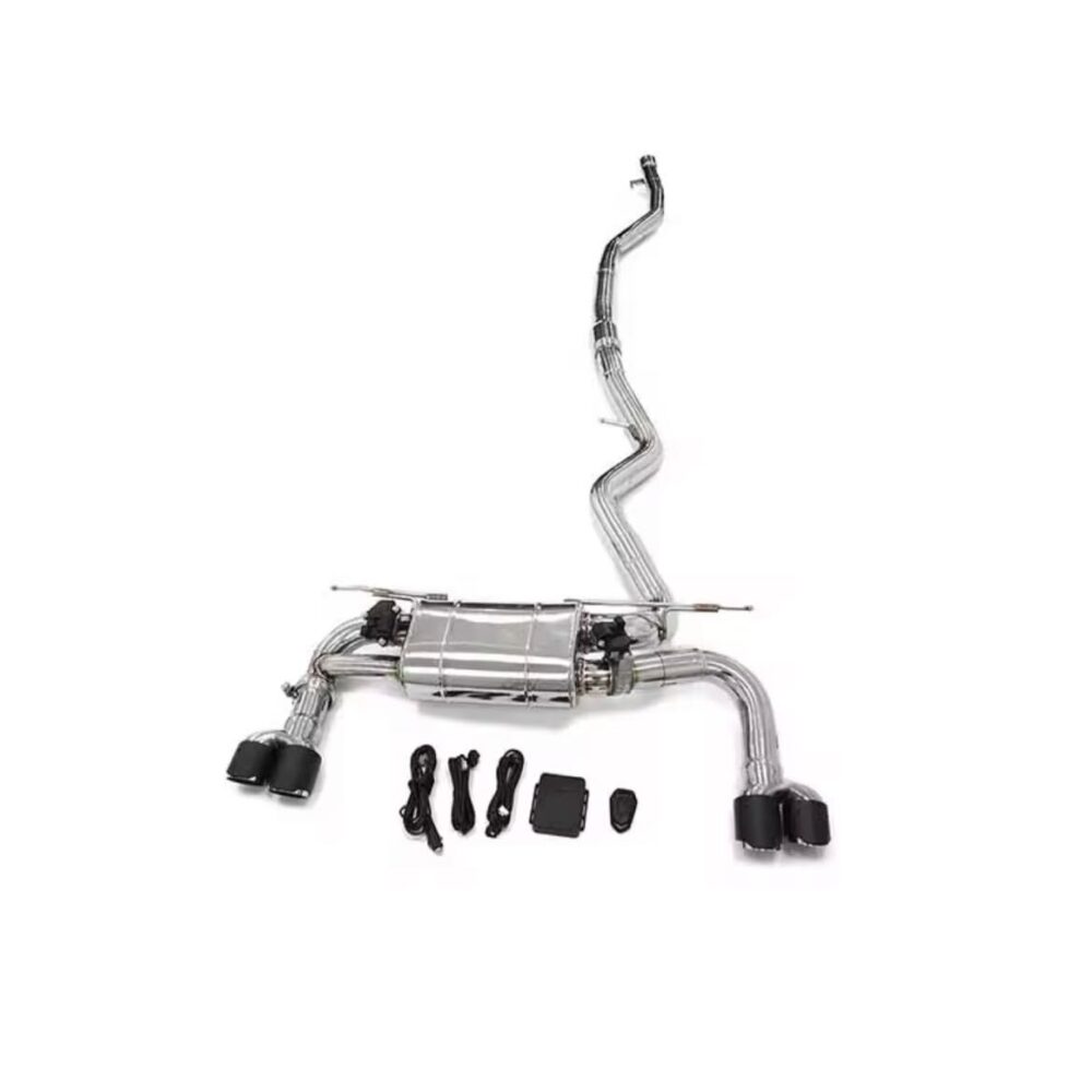 42699db17cef28e_1200_1163-1.jpg ★ING★ M3ルック F30 F32 36 320i 可変バルブ マフラー センターパイプ 中間 ダウンパイプ 420i 328i N20 B48