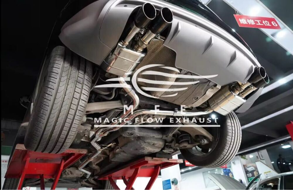 ★MFE★ Q5 FY 2.0 45 可変バルブ マフラー エキゾースト 中間 パイプ ディフューザー リアピース ダウンパイプ 可変マフラー SQ5