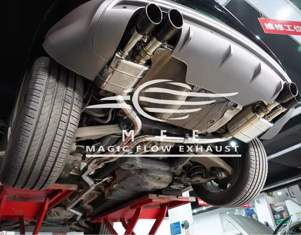 ★MFE★ Q5 FY 2.0 45 可変バルブ マフラー エキゾースト 中間 パイプ ディフューザー リアピース ダウンパイプ 可変マフラー SQ5