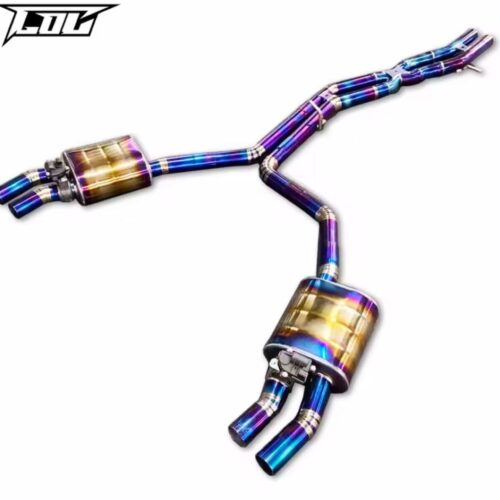 ★C.O.C★ チタン A8 D5 可変バルブ スーパースポーツ マフラー 50 60 TFSI Sライン S8 ルック リモコン