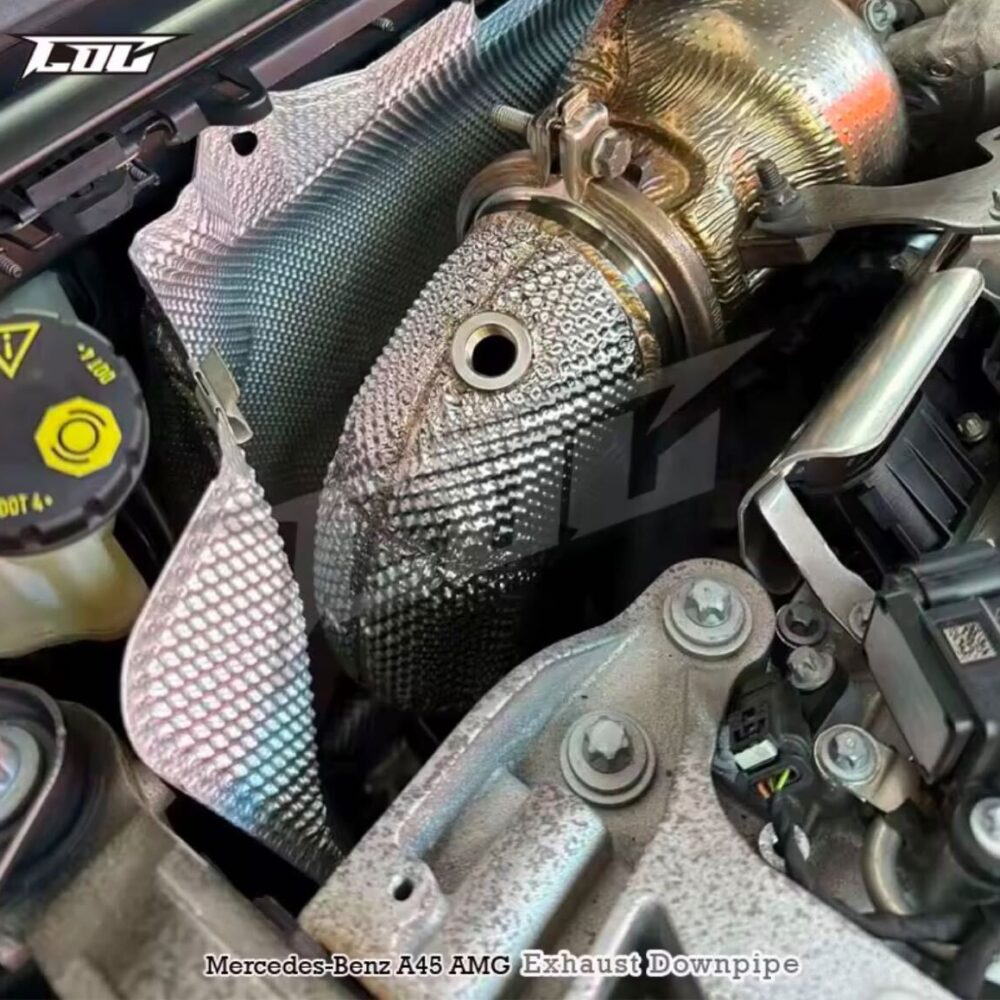 ★C.O.C★ A45 W176 可変 バルブ スーパースポーツ マフラー AMG メルセデス ベンツ A45s ダウンパイプ 2