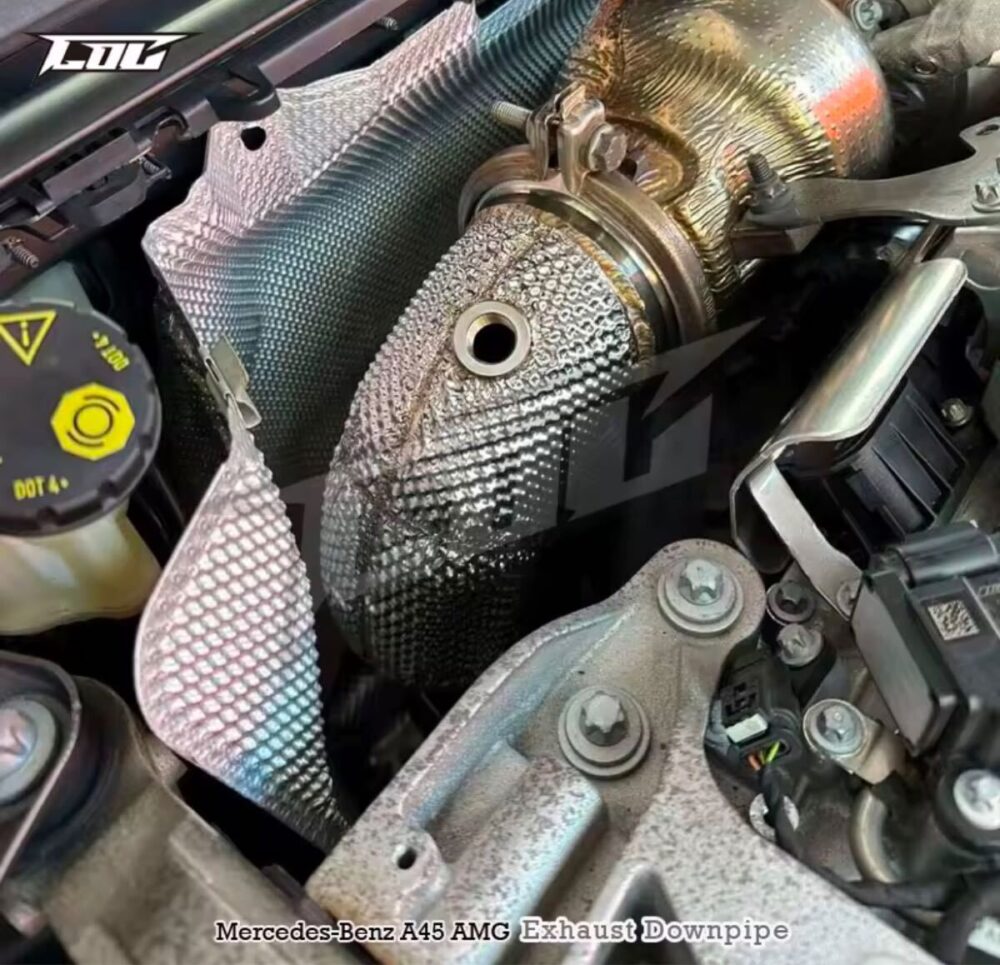 ★C.O.C★ A45 W176 可変 バルブ スーパースポーツ マフラー AMG メルセデス ベンツ A45s ダウンパイプ 2