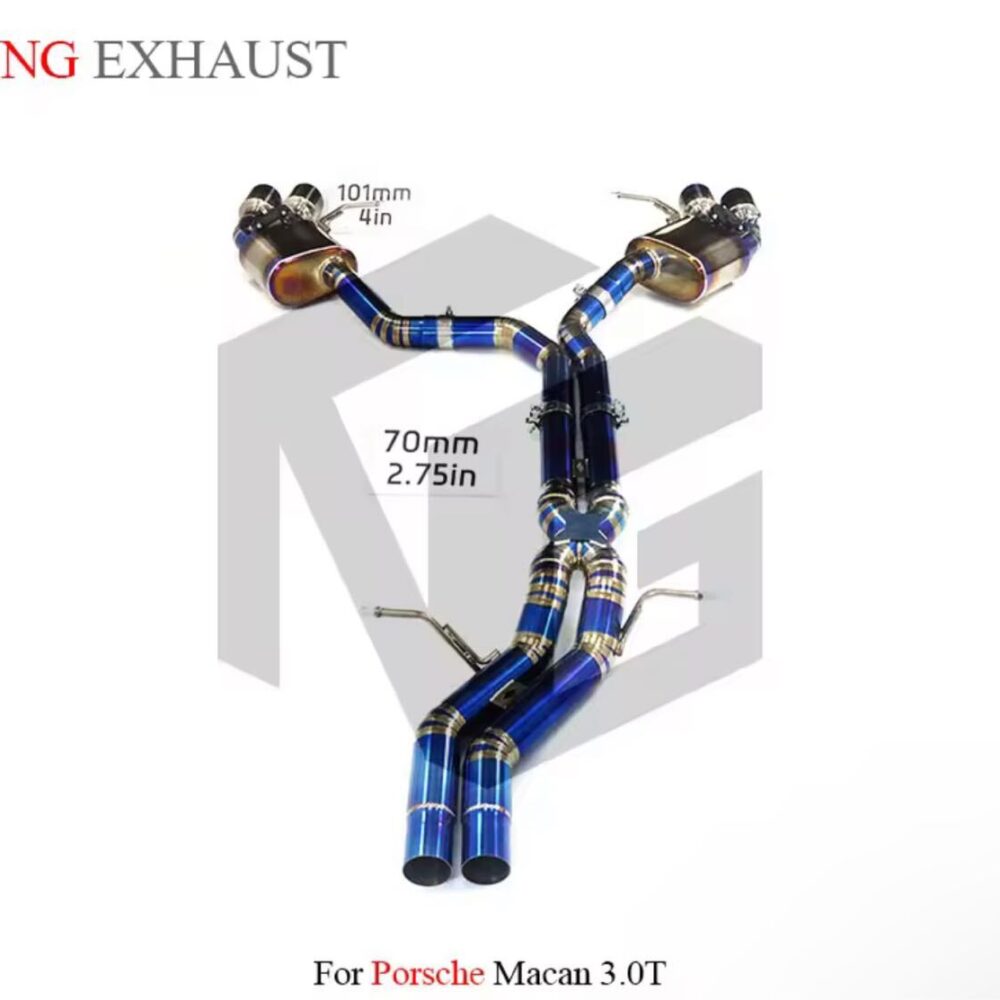 ★ING★ チタン マカン GTS S 3.0 可変バルブ マフラー エキゾースト ポルシェ PORSCHE T 95B