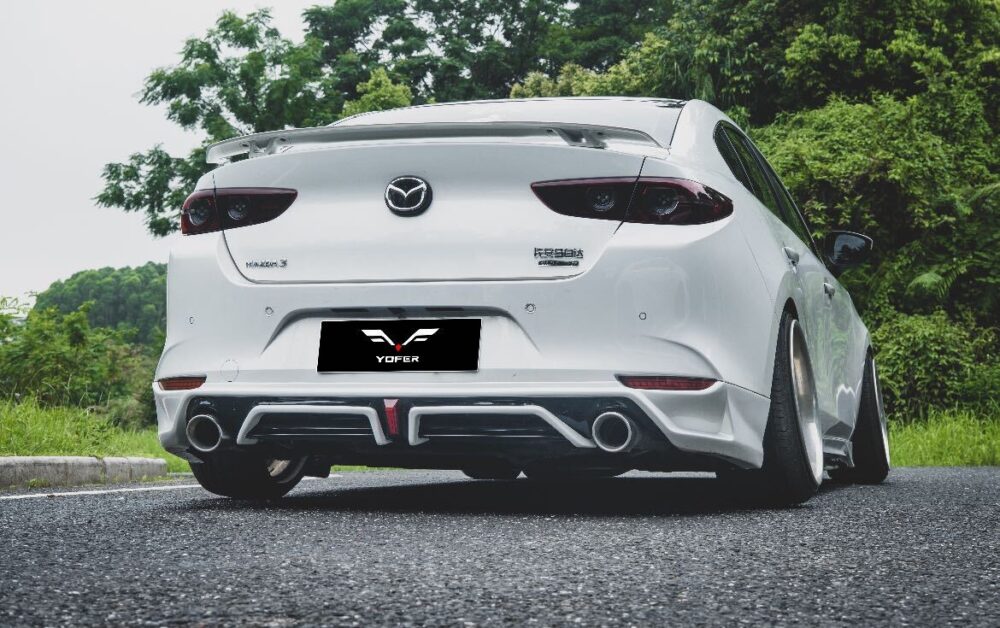 ★YOFER★ マツダ マツダ3 BP系 セダン ボディキット ディフューザー バンパー マフラー リップ スポイラー グリル mazda3