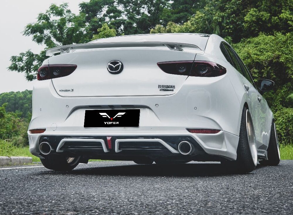 ★YOFER★ マツダ マツダ3 BP系 セダン ボディキット ディフューザー バンパー マフラー リップ スポイラー グリル mazda3