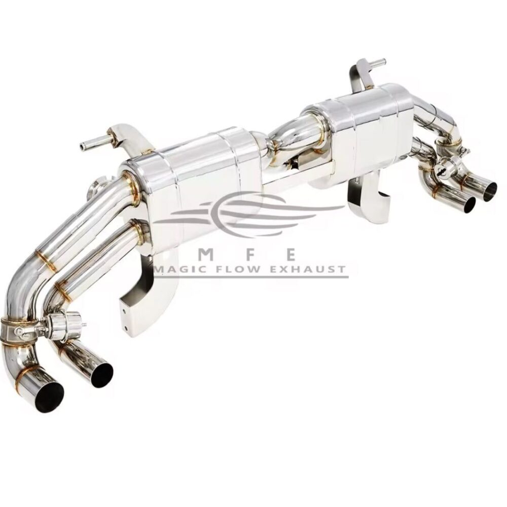 ★MFE★ ガヤルド LP550 可変バルブ マフラー エキゾースト 中間 パイプ ディフューザー リアピース 可変マフラー ランボルギーニ