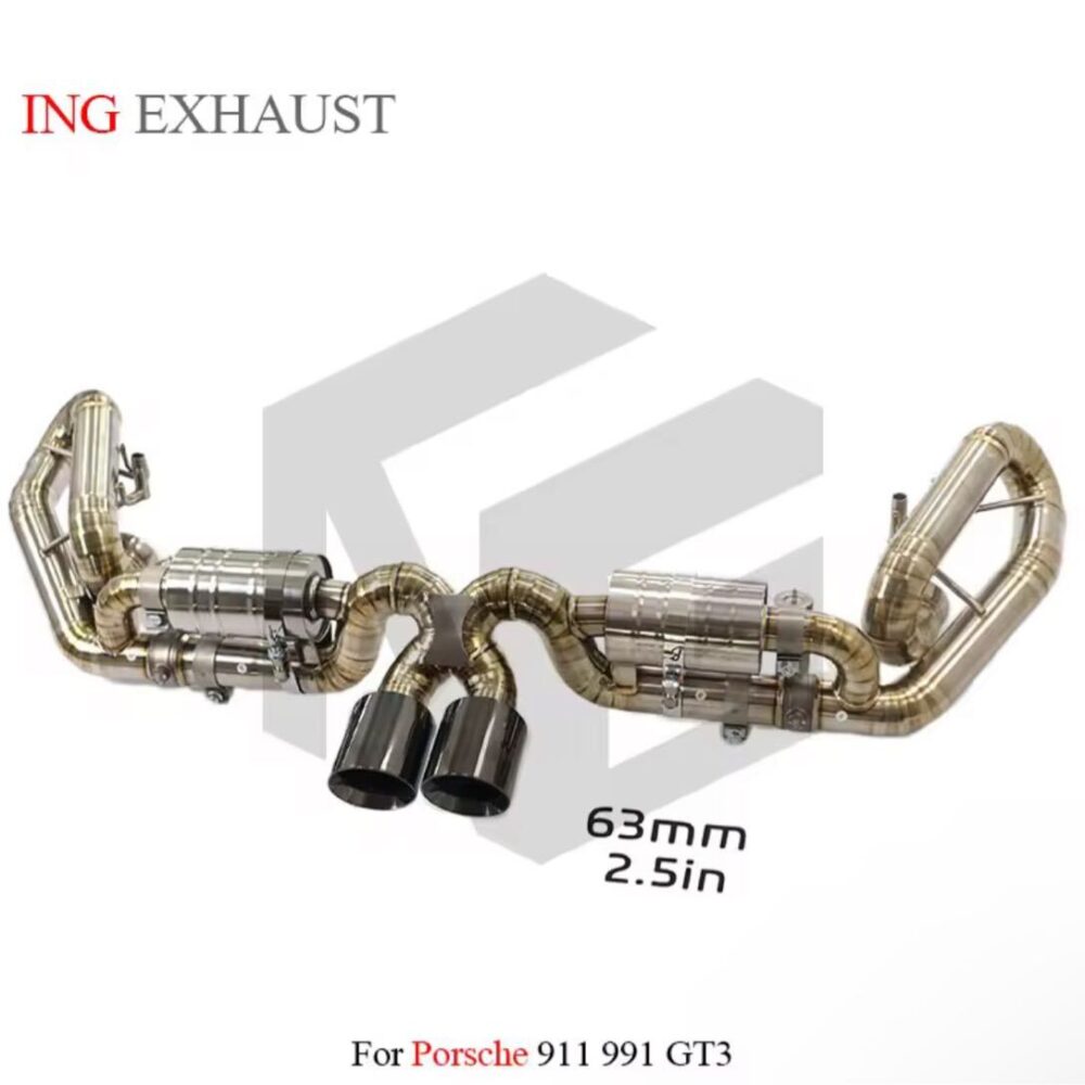 ★ING★ 911 991 GT3 可変バルブ マフラー エキゾースト ポルシェ PORSCHE