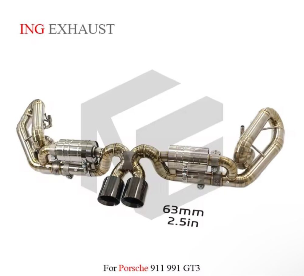 ★ING★ 911 991 GT3 可変バルブ マフラー エキゾースト ポルシェ PORSCHE