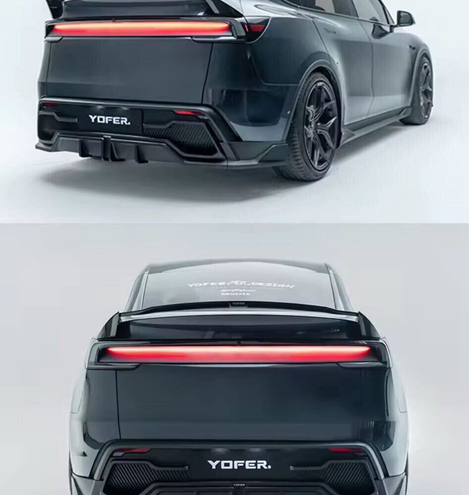 46699ebbab2cf68_947_1200.jpg ★YOFER★ テスラ モデルY model Y ボディキット ディフューザー バンパー マフラー リップ スポイラー グリル tesla
