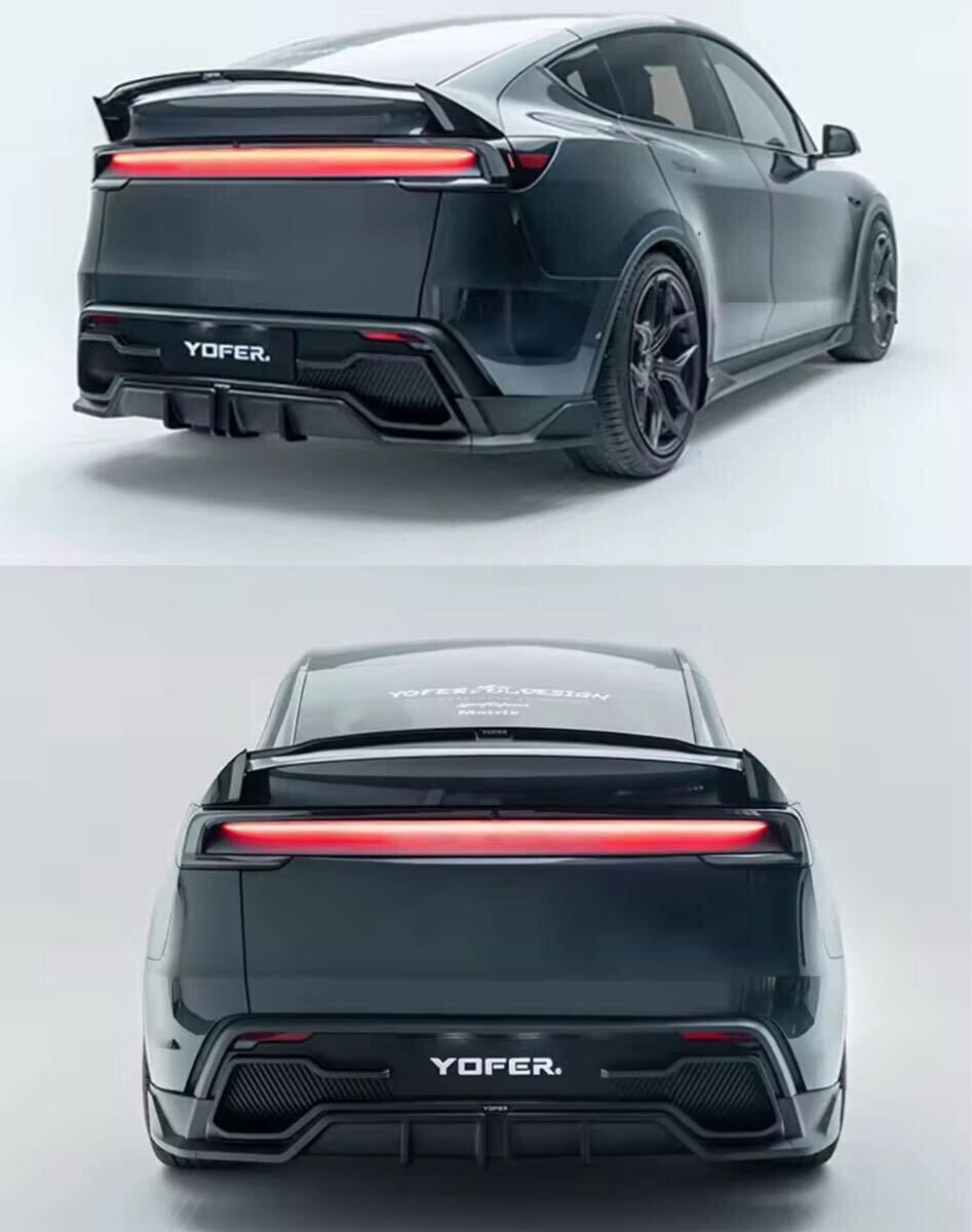 46699ebbab2cf68_947_1200.jpg ★YOFER★ テスラ モデルY model Y ボディキット ディフューザー バンパー マフラー リップ スポイラー グリル tesla