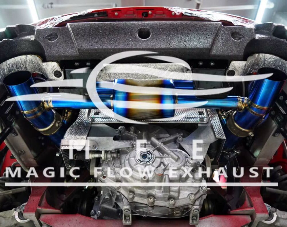 4699f0a154653a_1200_790.jpg ★MFE★ チタン フェラーリ 488 V8 可変バルブ マフラー エキゾースト 中間 パイプ リアピース ダウンパイプ