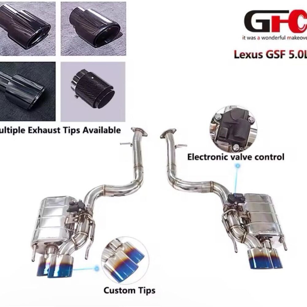 ★COC★ GSF RCF IS500 可変バルブ マフラー エキゾースト レクサス lexus リアピース URL10 USC10
