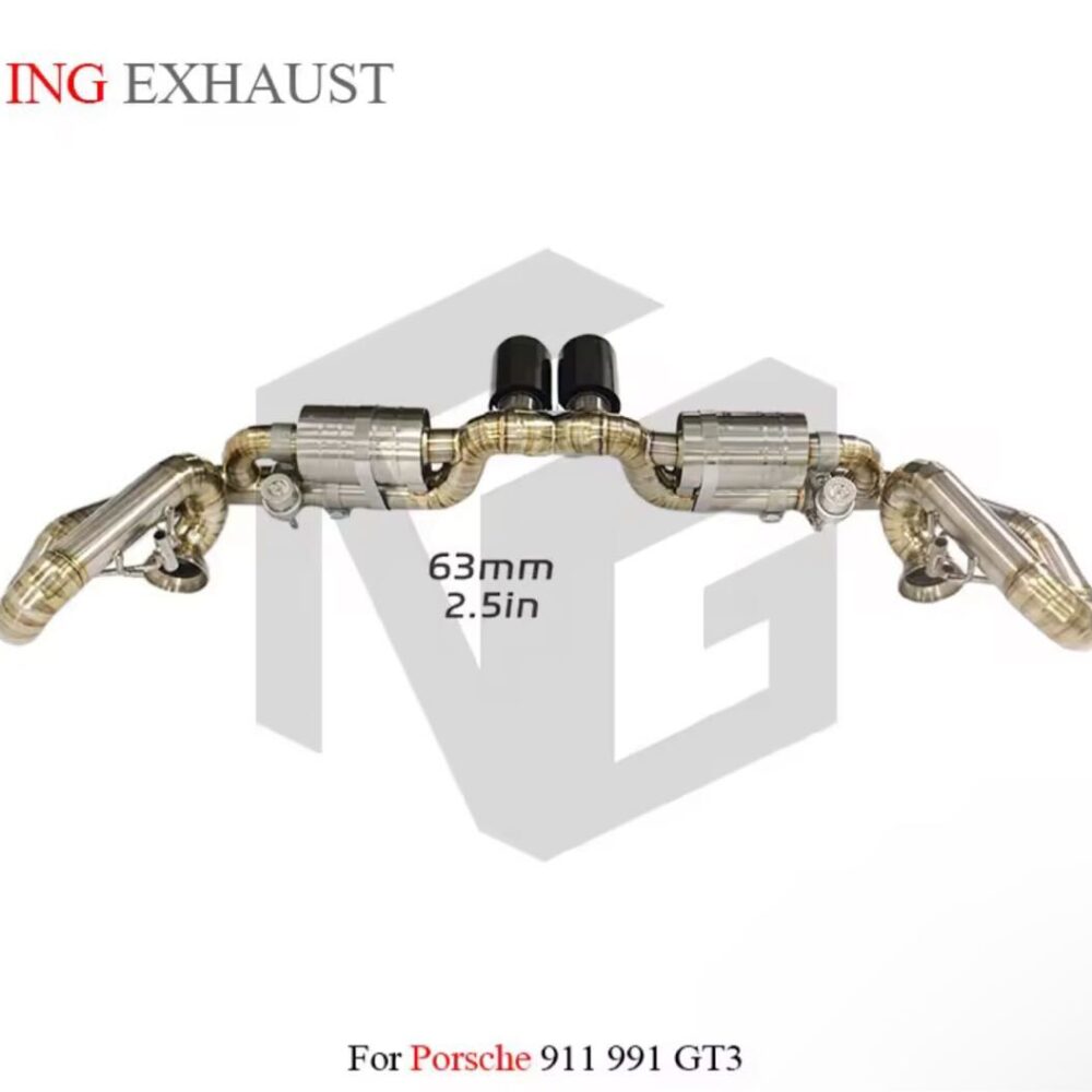 ★ING★ 911 991 GT3 可変バルブ マフラー エキゾースト ポルシェ PORSCHE