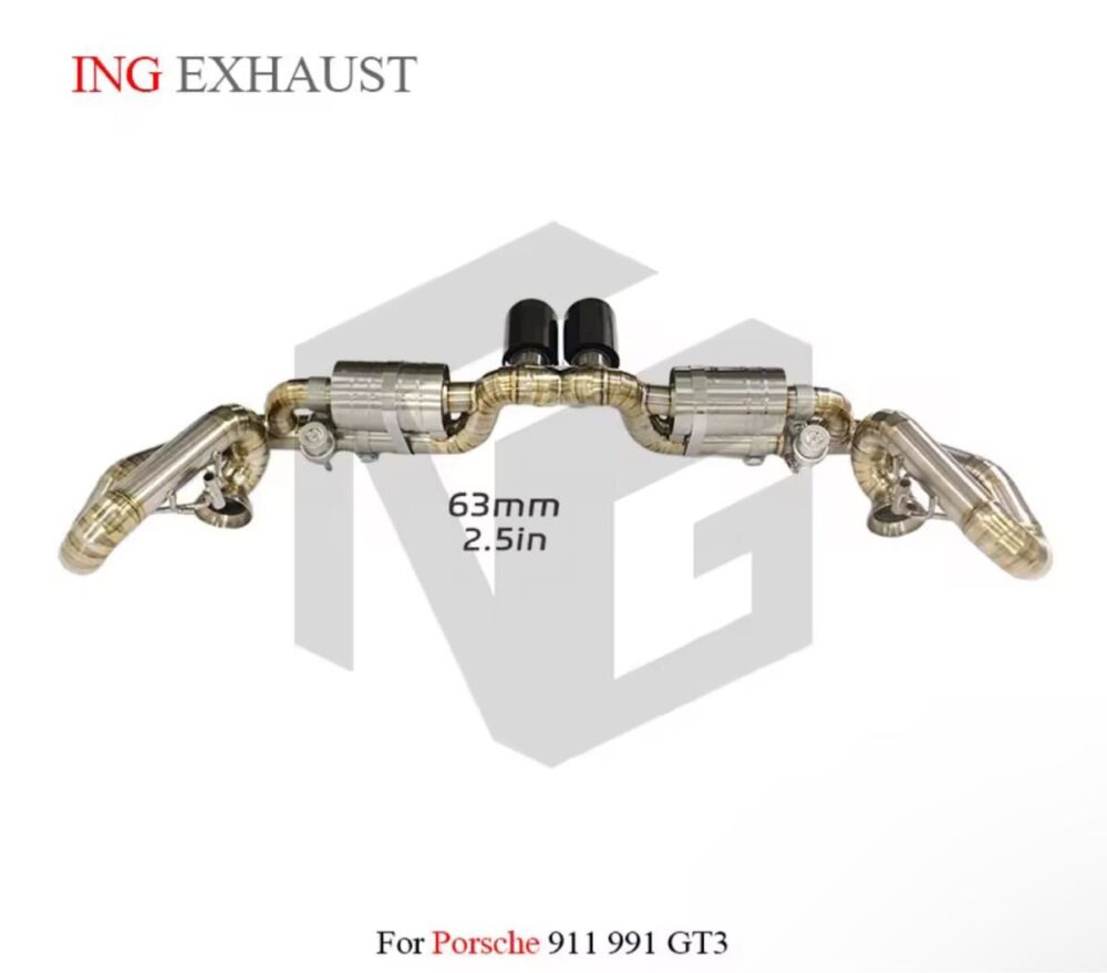 ★ING★ 911 991 GT3 可変バルブ マフラー エキゾースト ポルシェ PORSCHE