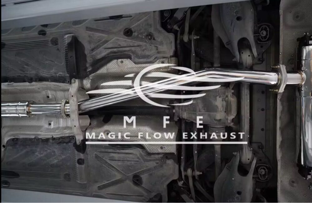 ★MFE★ X253 C253 GLC 可変バルブ マフラー エキゾースト 中間 パイプ ディフューザー リアピース 可変マフラー 200 250 300