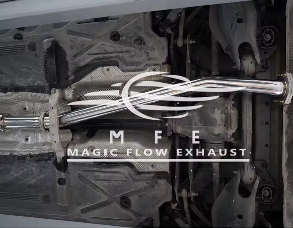 ★MFE★ X253 C253 GLC 可変バルブ マフラー エキゾースト 中間 パイプ ディフューザー リアピース 可変マフラー 200 250 300