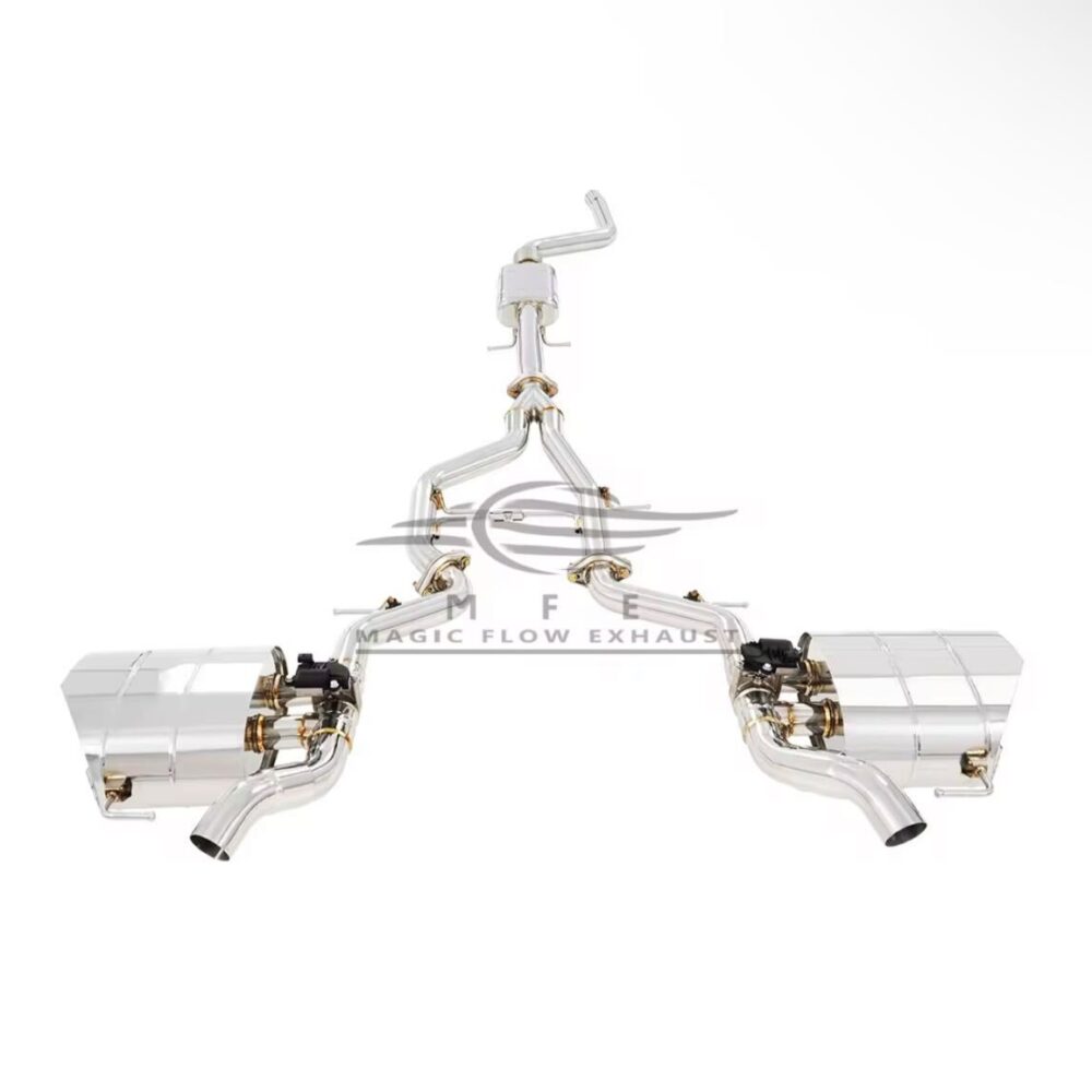 ★MFE★ ヴェラール 2.0 可変バルブ マフラー エキゾースト 中間 パイプ リアピース 可変マフラー P250 P300 レンジローバー