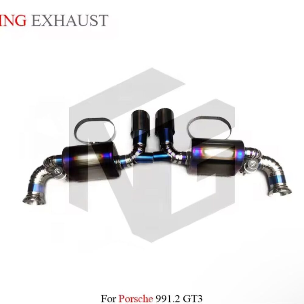 ★ING★ チタン 911 991 GT3 可変バルブ マフラー エキゾースト ポルシェ PORSCHE 991.2 後期