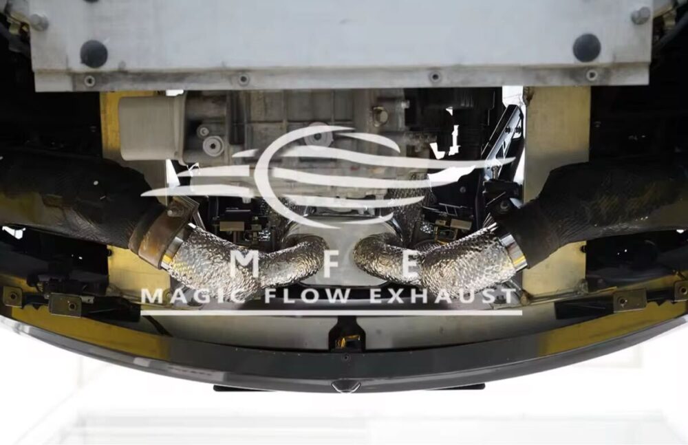 48699f0a069217c_1200_776.jpg ★MFE★ マクラーレン 540C 570S 570GT 可変バルブ マフラー エキゾースト 中間 パイプ ミッド リアピース ダウンパイプ