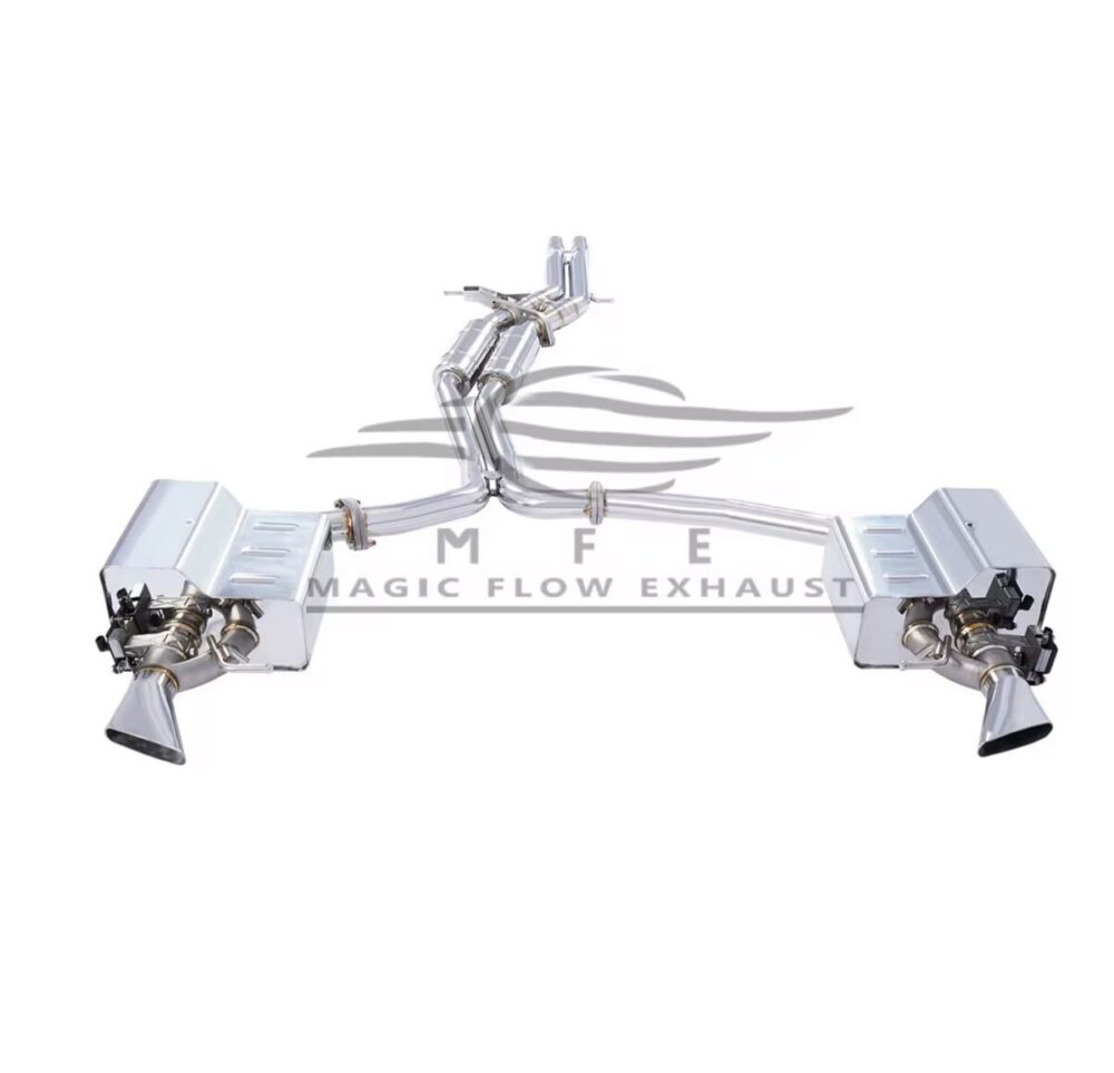 48699f0a1919588_1200_1155.jpg ★MFE★ アウディ A7 C7 可変バルブ マフラー エキゾースト 中間 パイプ ミッド ディフューザー リアピース ダウンパイプ RS7 3.0