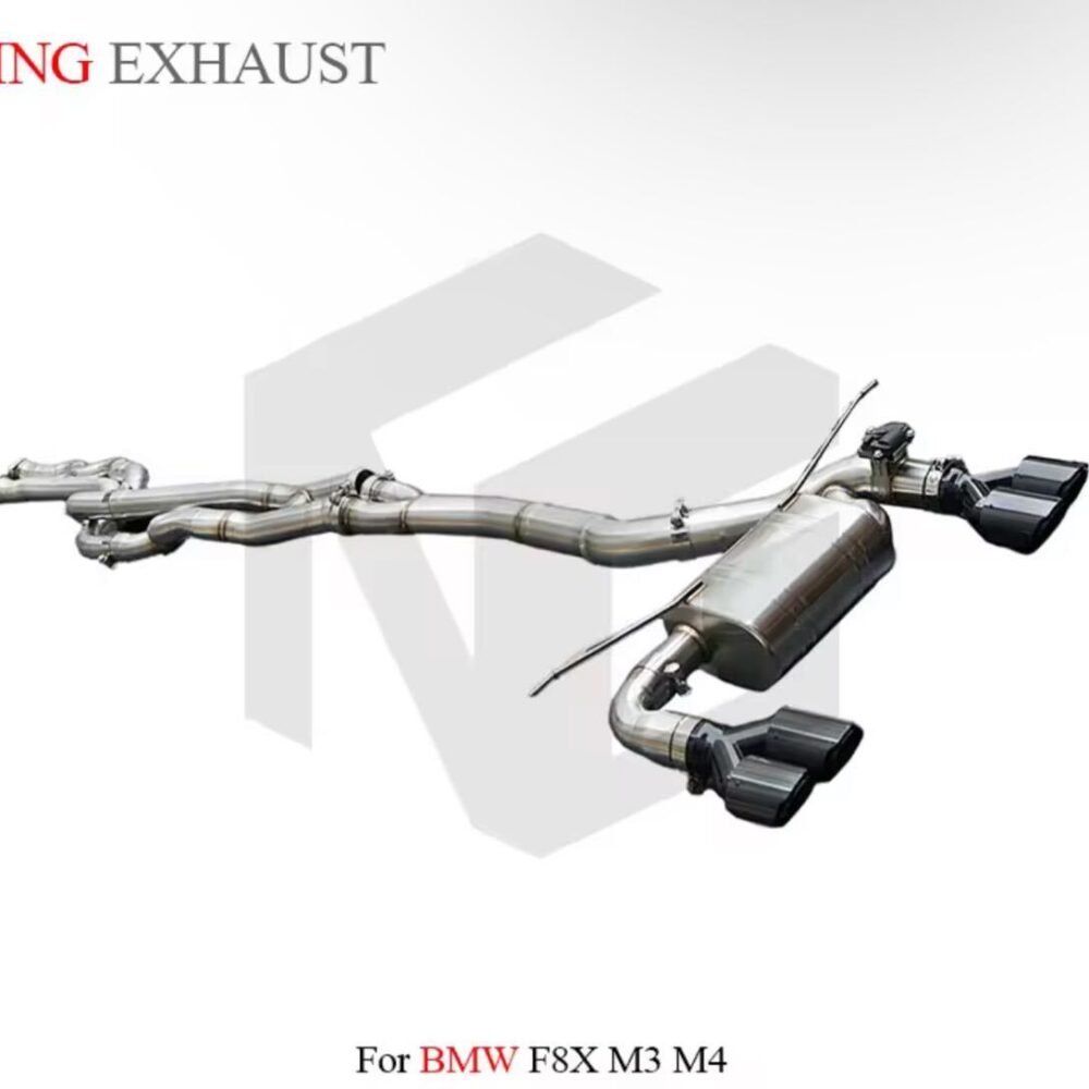 ★ING★ F80 F82 M3 M4 可変バルブ マフラー エキゾースト ダウンパイプ ステンレス BMW 中間 BMW 等長