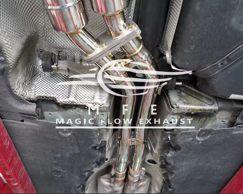 49699f0a1828c7e_1200_796.jpg ★MFE★ アウディ A6 C7 可変バルブ マフラー エキゾースト 中間 パイプ ミッド リアピース ダウンパイプ 4G S6