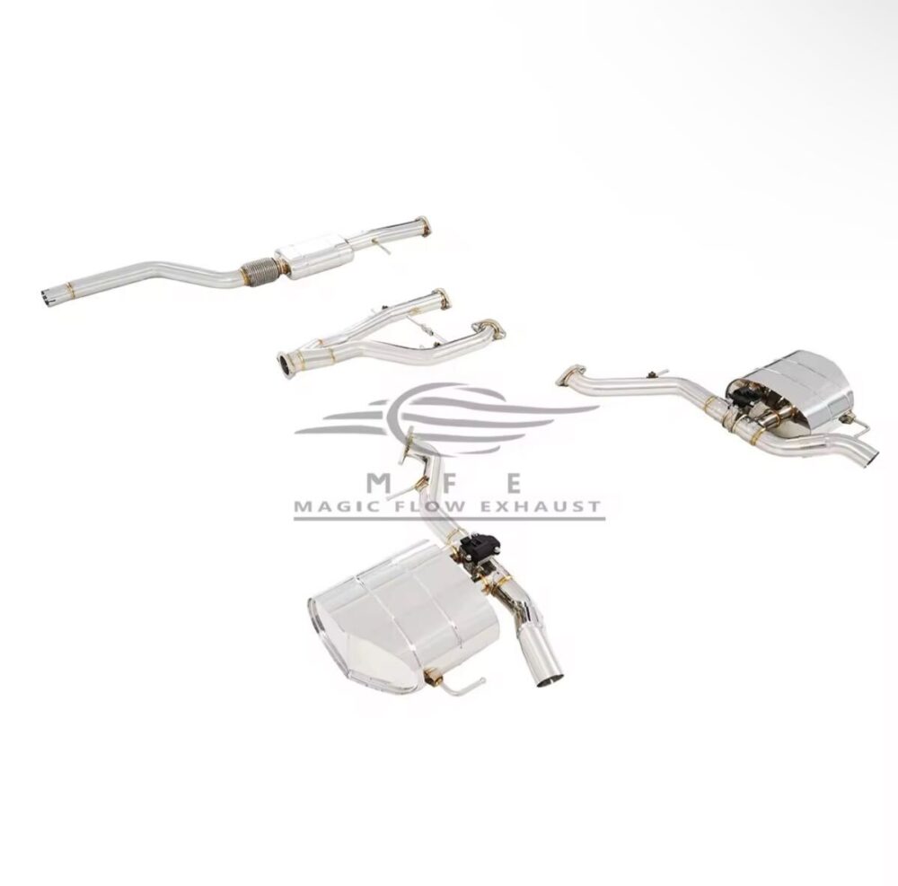 ★MFE★ ヴェラール 2.0 可変バルブ マフラー エキゾースト 中間 パイプ リアピース 可変マフラー P250 P300 レンジローバー