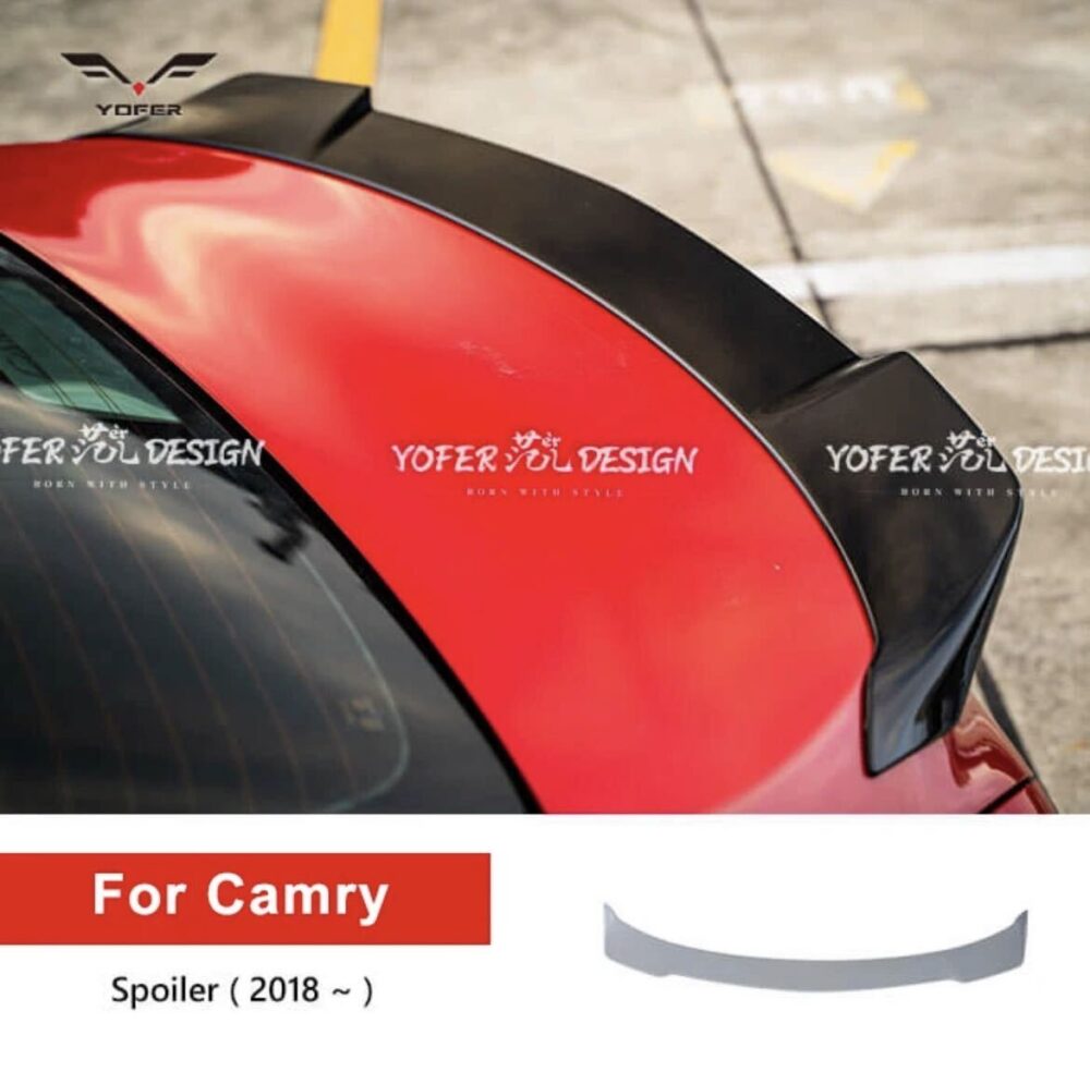 ★YOFER★ カムリ 70系 リアハーフ ディフューザー マフラー バンパー リップ camry トヨタ 2018-up WS セット