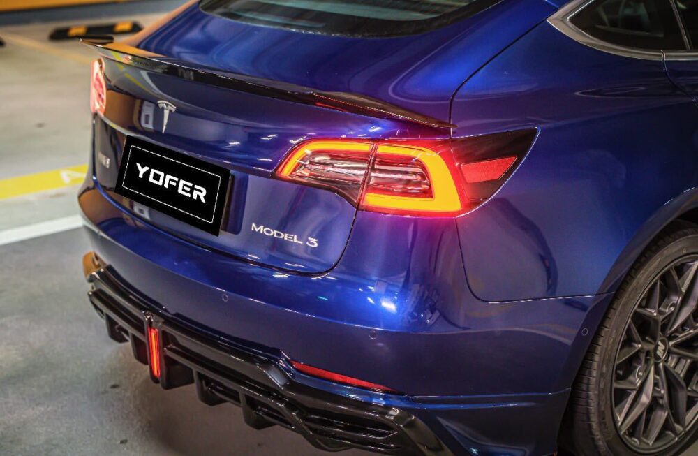 51699ebba44d405_1170_764.jpg ★YOFER★ テスラ モデル3 ボディキット ディフューザー バンパー マフラー リップ スポイラー グリル tesla model3