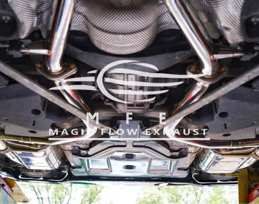 52699f0a2bd1b61_1200_787.jpg ★MFE★ W222 S450 可変バルブ マフラー エキゾースト 中間 パイプ ディフューザー リアピース ダウンパイプ 可変マフラー
