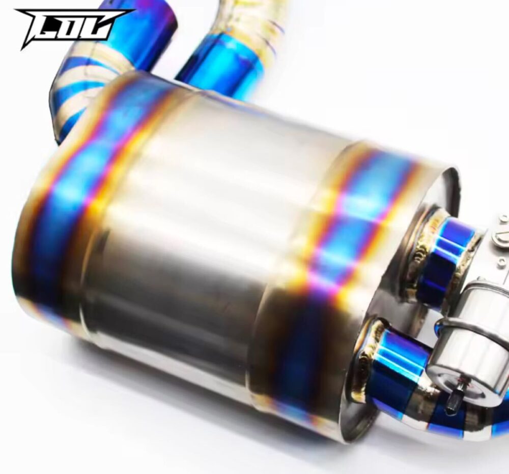 ★C.O.C★ チタン 987 ケイマン ボクスター 可変バルブ ハイパフォーマンスエキゾースト マフラー パイプ Porsche S T gts 後期