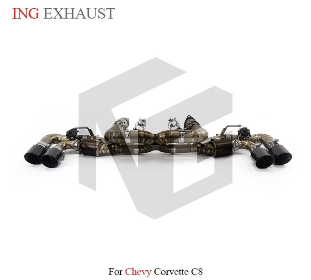 53699db19183608_1170_1053-1.jpg ★ING★ コルベット C8 チタン 可変バルブ マフラー エキゾースト ダウンパイプ 触媒 キャタライザー corvette ②