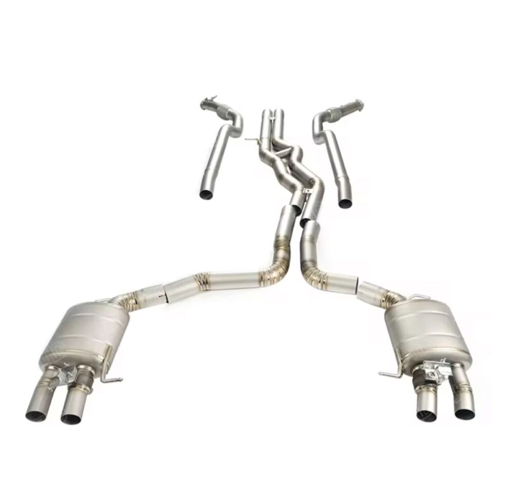 ★JTLD★ RS6 RS7 C8 可変バルブ マフラー パイプ 中間 バルブ アウディ Sライン A6 A7