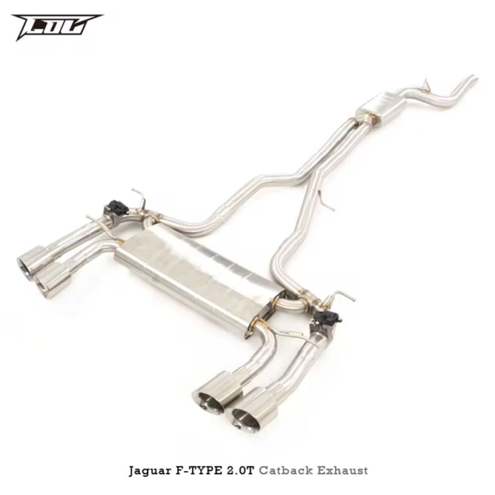 ★C.O.C★ Fタイプ 2.0 可変バルブ ハイパフォーマンスエキゾースト マフラー パイプ 中間 f-type 3.0 R P300 ジャガー