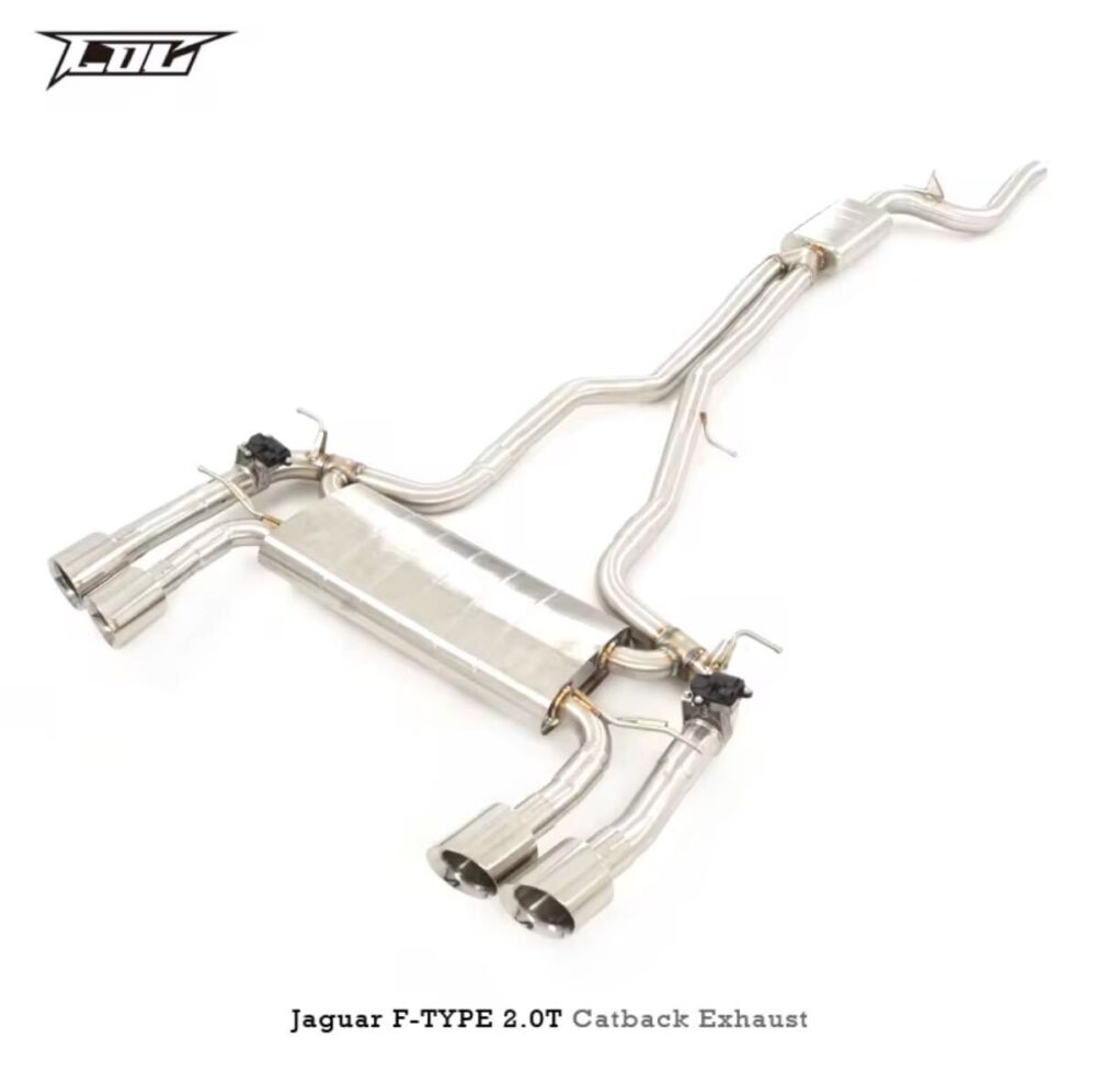 ★C.O.C★ Fタイプ 2.0 可変バルブ ハイパフォーマンスエキゾースト マフラー パイプ 中間 f-type 3.0 R P300 ジャガー