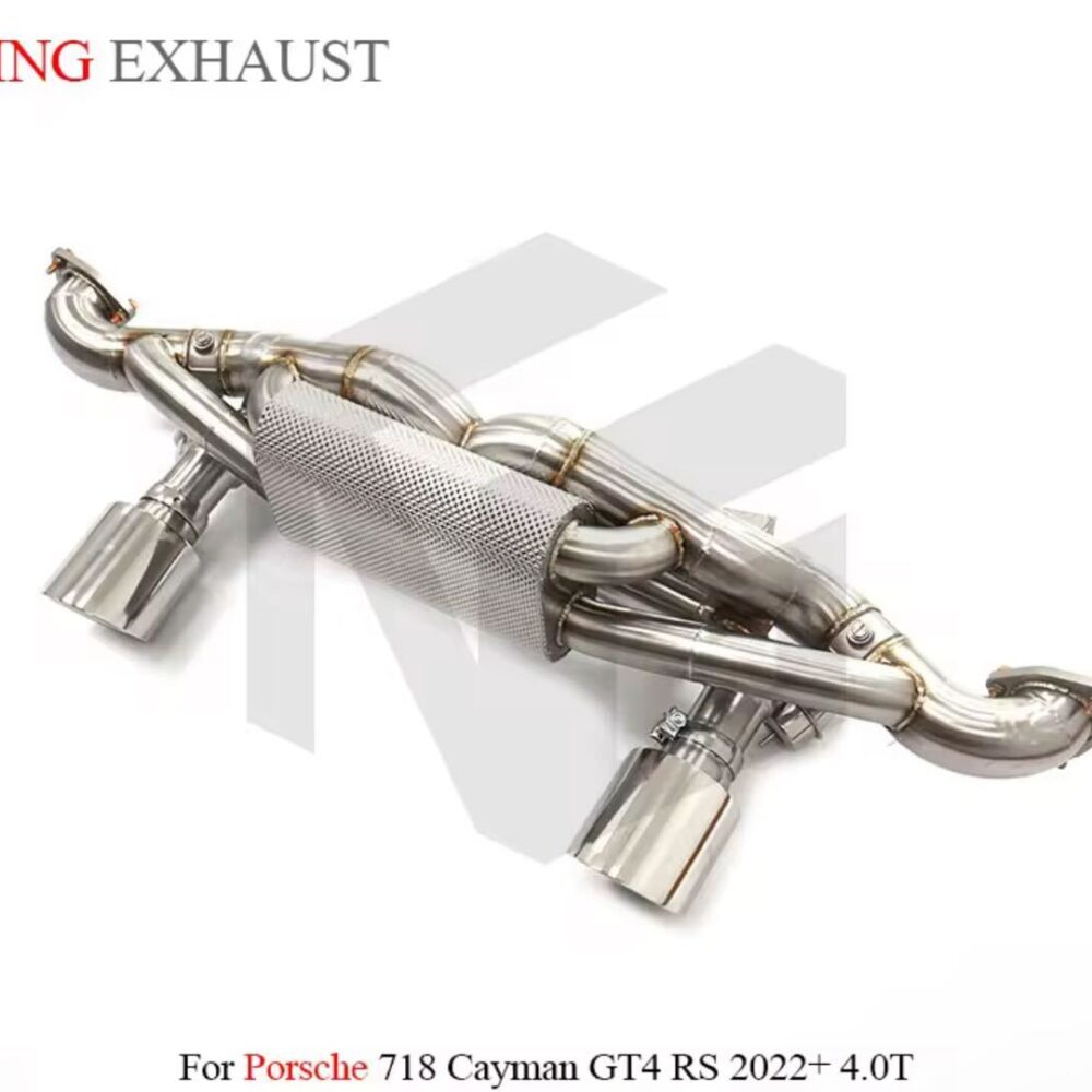★ING★ 718 ケイマン GT4 GTS RS 可変バルブ マフラー エキゾースト 4.0 ポルシェ PORSCHE cayman ②