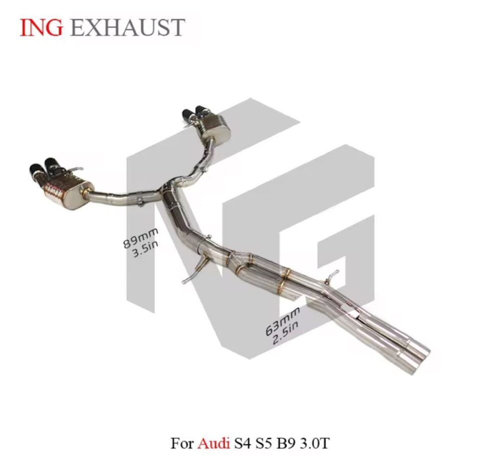 ★ING★ S4 S5 B9 可変バルブ マフラー エキゾースト アウディ audi 可変マフラー