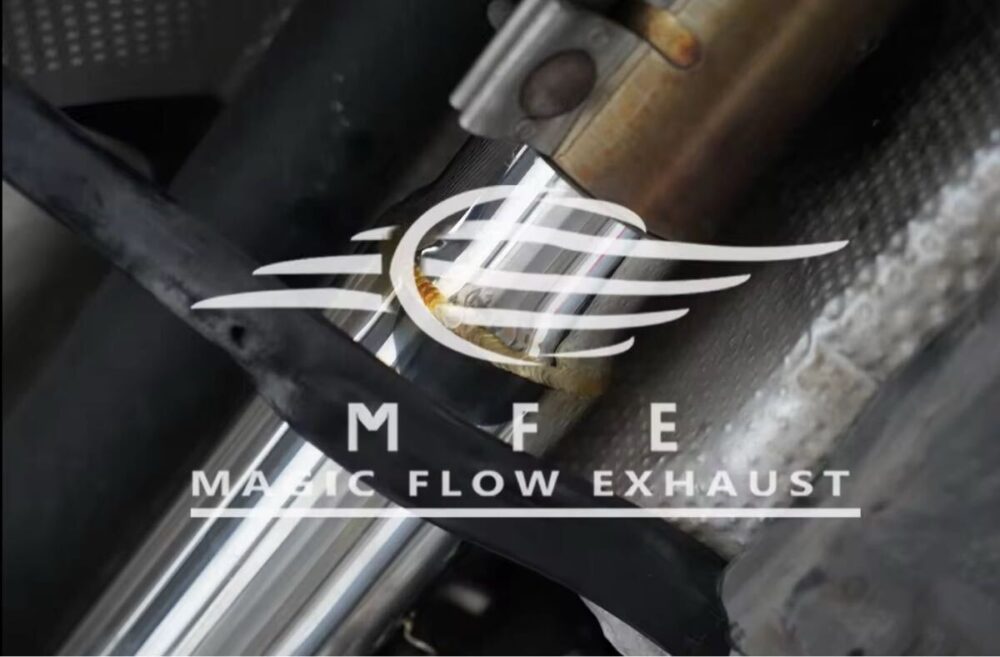 ★MFE★ ゴルフ R 7 7.5 可変バルブ マフラー エキゾースト 中間 パイプ ミッド ディフューザー リアピース ダウンパイプ VW golf