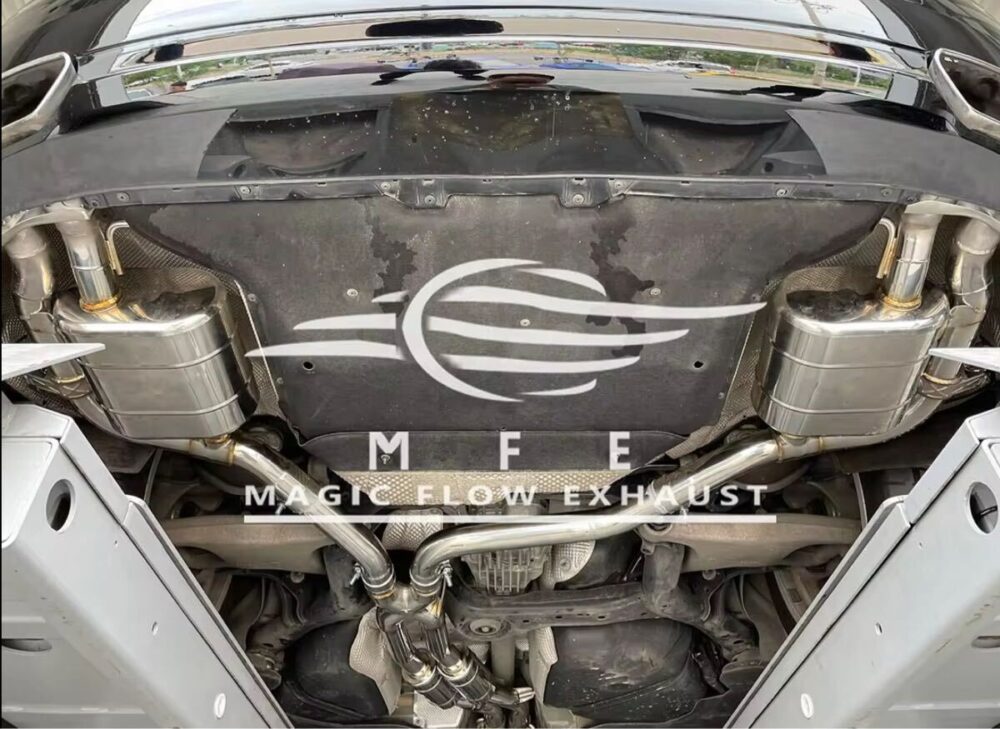 55699f0a1b858b9_1200_875.jpg ★MFE★ アウディ A8 D4 可変バルブ マフラー エキゾースト 中間 パイプ ミッド ディフューザー リアピース ダウンパイプ S8 A8L