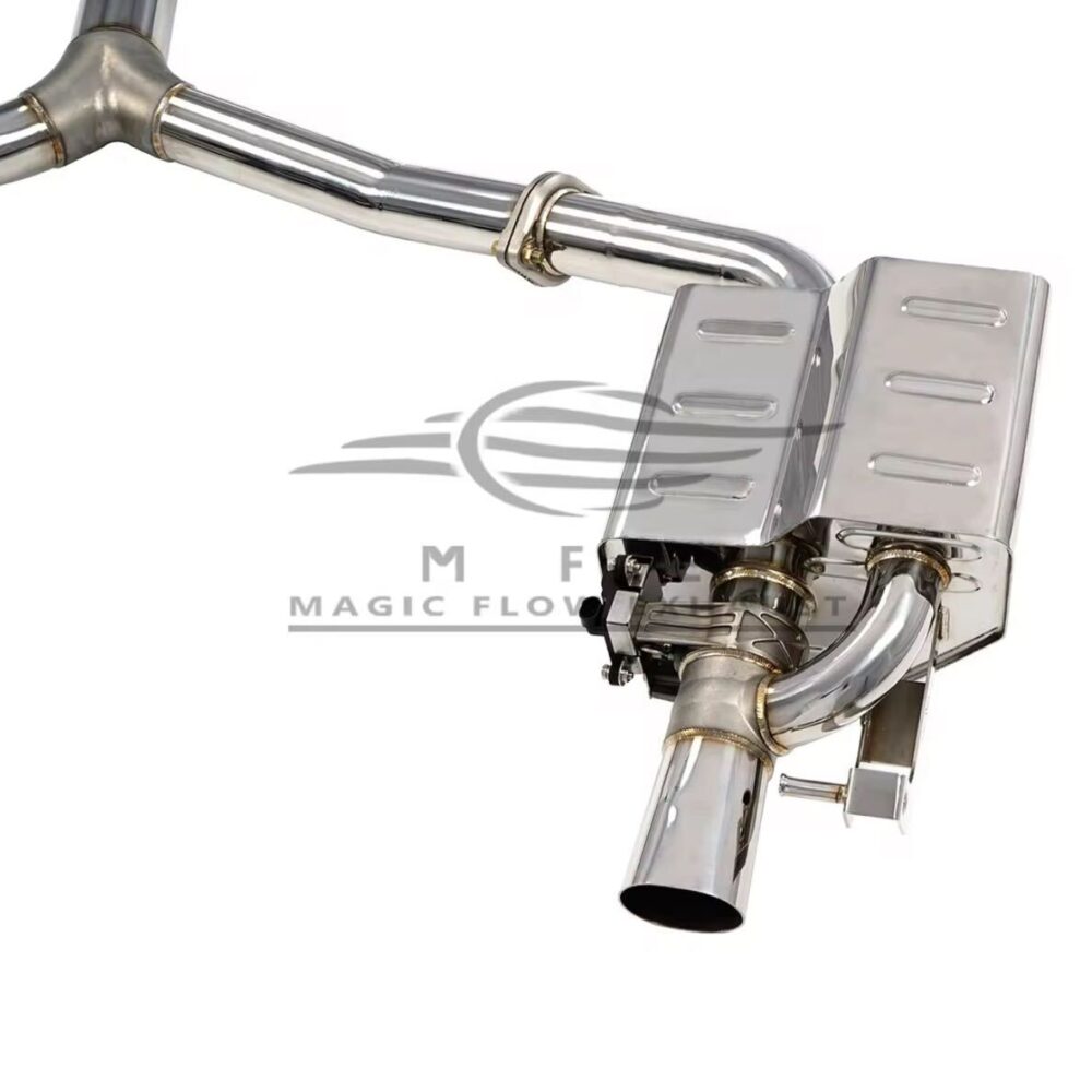 ★MFE★ W213 E43 AMG 可変バルブ マフラー エキゾースト 中間 パイプ ディフューザー リアピース 可変マフラー