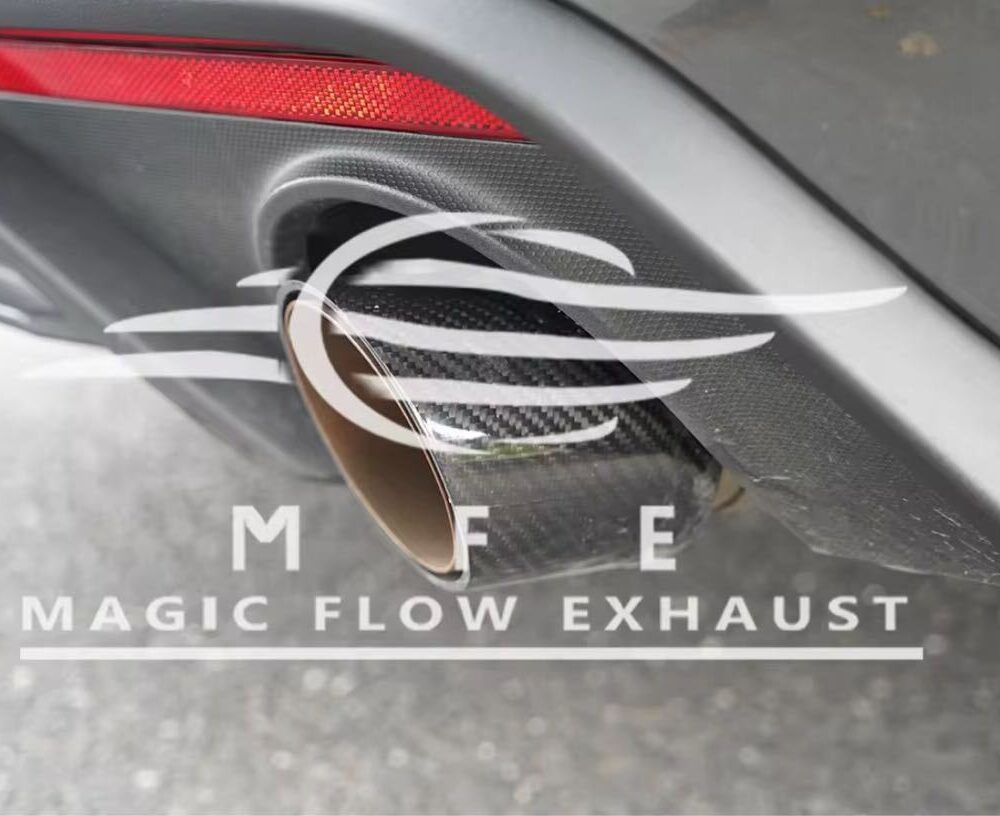 ★MFE★ マスタング エコブースト 可変バルブ マフラー 中間 パイプ ディフューザー リアピース 可変マフラー 2.3 フォード mustang