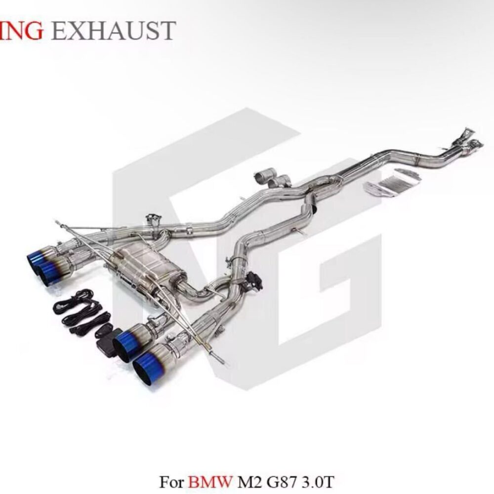56699db18c4b53d_1200_1090-1.jpg ★ING★ G87 M2 可変バルブ マフラー エキゾースト ダウンパイプ ステンレス BMW 中間 BMW