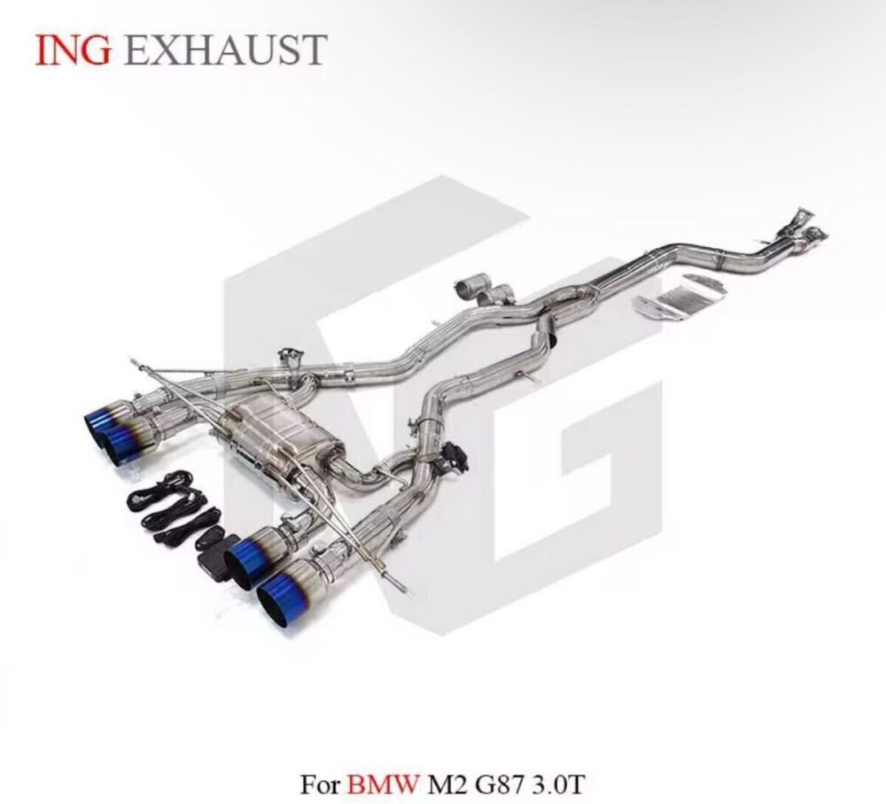 56699db18c4b53d_1200_1090-1.jpg ★ING★ G87 M2 可変バルブ マフラー エキゾースト ダウンパイプ ステンレス BMW 中間 BMW