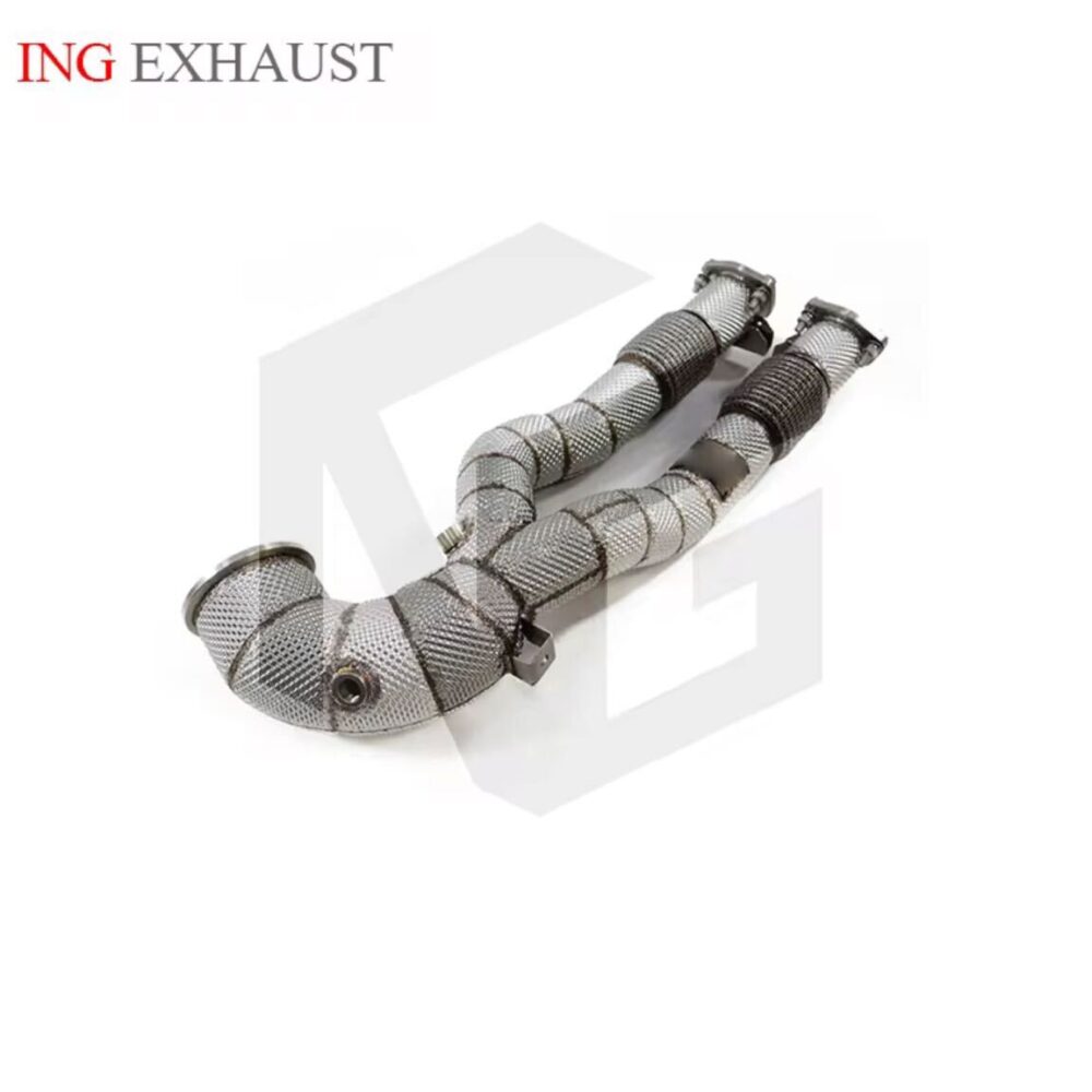 ★ING★ RS3 TTRS ダウンパイプ 8V ミッドパイプ マフラー エキゾースト アウディ audi