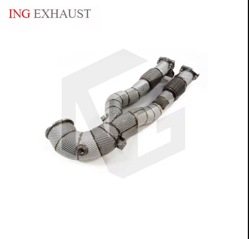 ★ING★ RS3 TTRS ダウンパイプ 8V ミッドパイプ マフラー エキゾースト アウディ audi